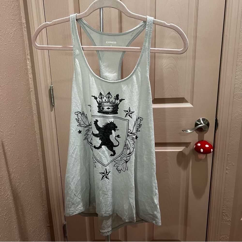 Express Logo Razorback Tank Top - Picture 5 of 16